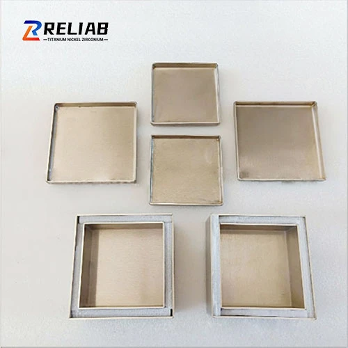 Nickel Rectangular Crucible made in China Nickel Rectangular Crucible made in China