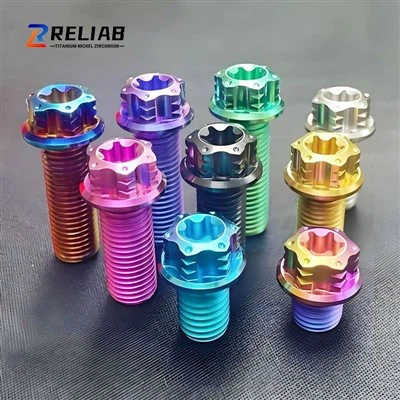 Eloxált titán csavarok M6 M8