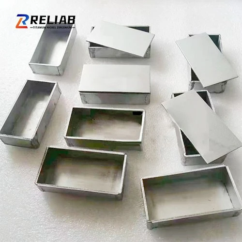 Welded Nickel Rectangular Crucible suppliers
